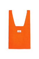 Orange Mercado Portobello bag by La Granni, stylish shoulder bag with textured surface and adjustable strap.