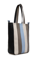 Vikele Studio multicolor COMO shopper bag with shoulder strap, featuring a vibrant, patterned design and spacious interior.