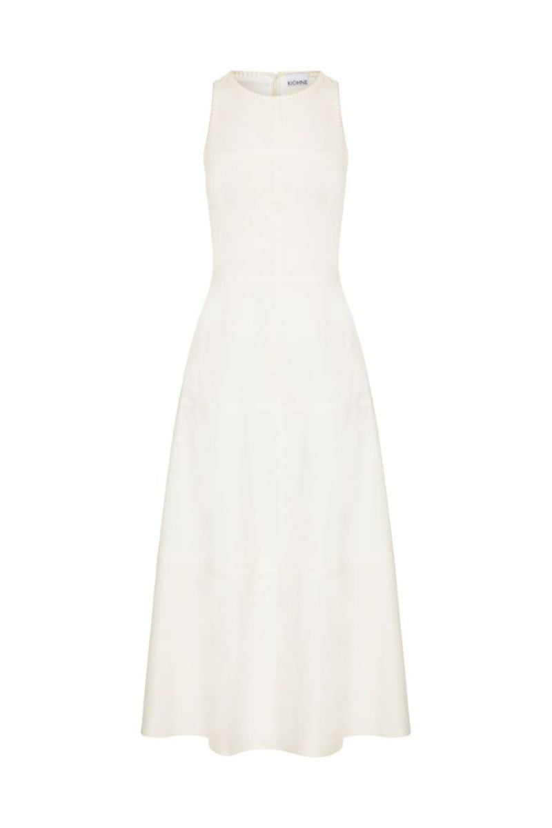 COCO DRESS IN OFF WHITE - CULT MIA