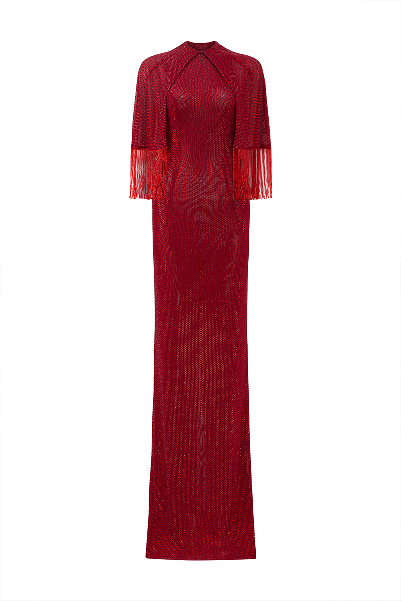 GLITTER STRETCH GOWN - CULT MIA