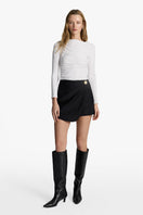 GRUNGE TOP IN WHITE