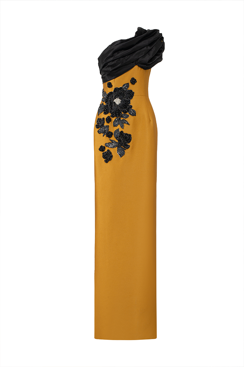 BAMBOO TAFFETA GOWN - CULT MIA