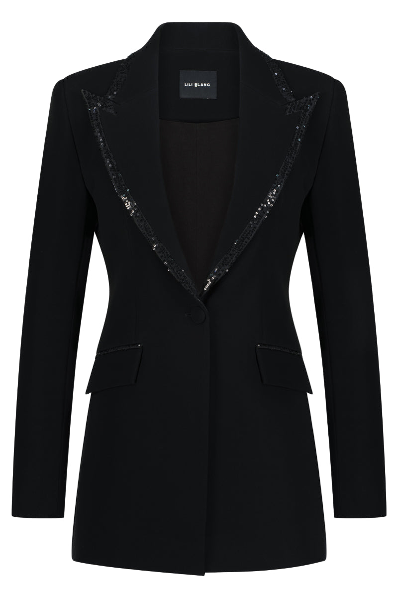 MODERN ELEGANCE BLAZER IN BLACK