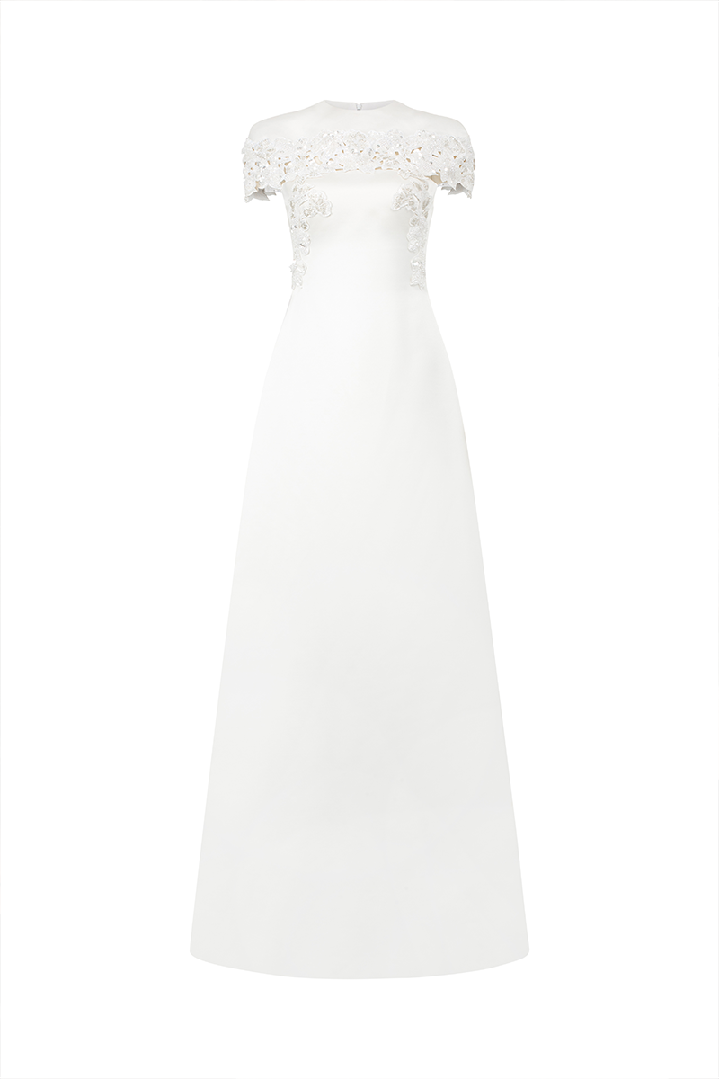 SATIN TAFFETA GOWN - CULT MIA