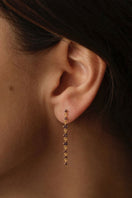 Peracas SOHO earrings in mocha color, featuring stylish and lightweight earrings with a modern design.