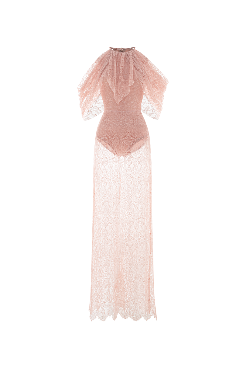 VESPERA DRESS IN NUDE PINK