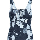 Summer Away Lille Top in midnight blue, sleeveless blouse with a relaxed fit, featuring a round neckline and soft fabric.