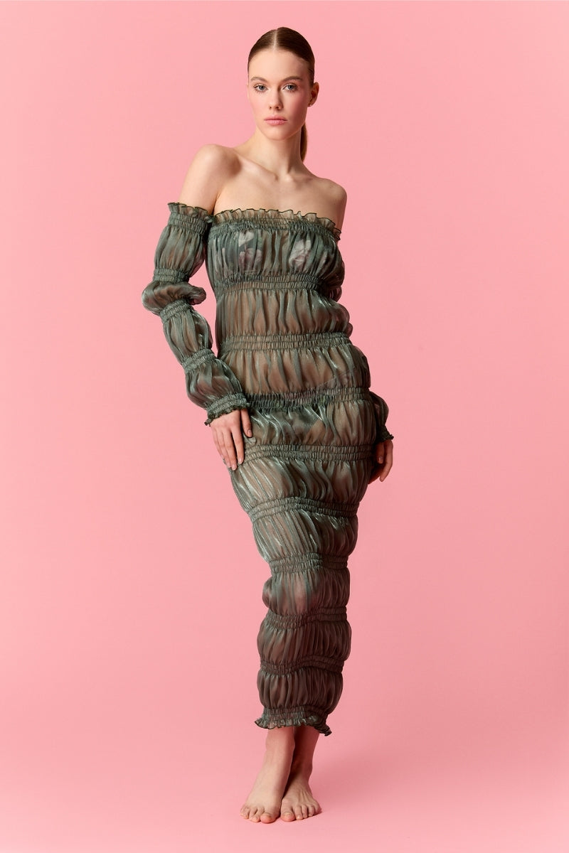 COCO GREEN COVER UP - CULT MIA