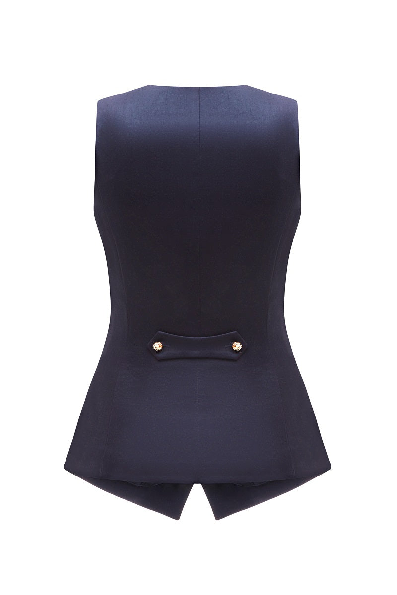 NEW LOOK VEST IN NAVY BLUE - CULT MIA