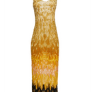 Onalaja honey-colored maxi dress with flowing fabric and sleeveless design, perfect for summer or casual wear.