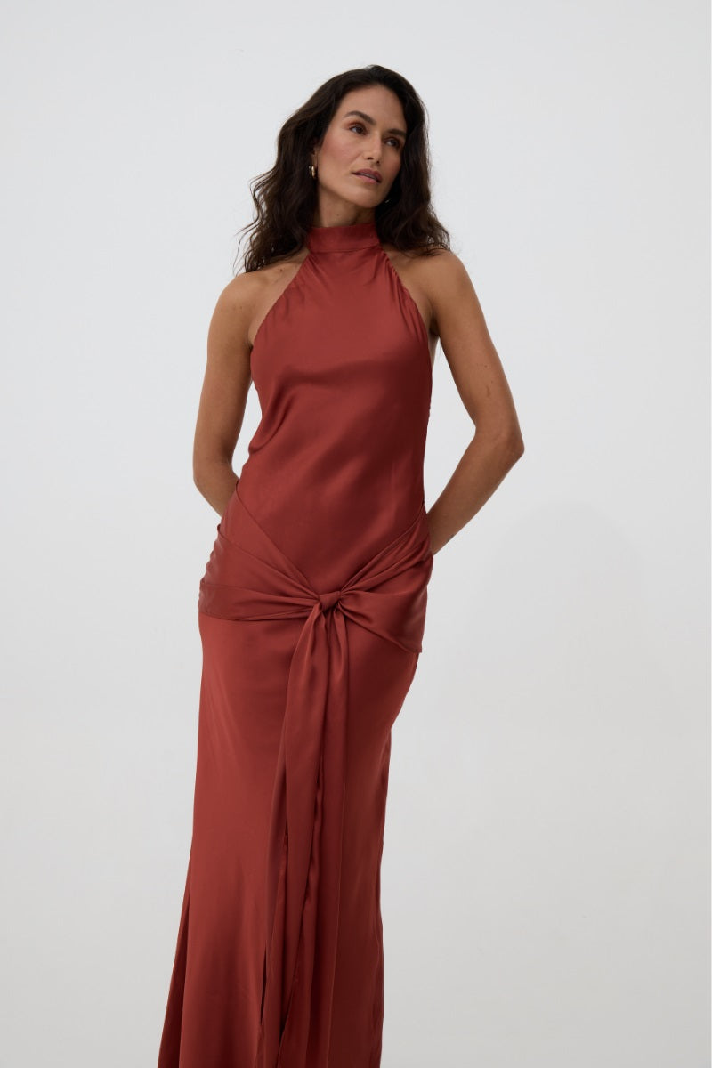 LILIAN SLIP DRESS IN DARK RED | CULT MIA | Kontenta LILIAN SLIP DRESS IN DARK RED | CULT MIA | Kontenta