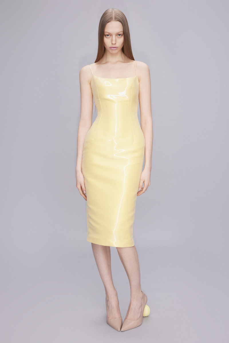 LIQUID ORGANZA SCULPT DRESS - CULT MIA