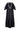 BLACK CUT-OUT TAFFETA MAXI DRESS - CULT MIA