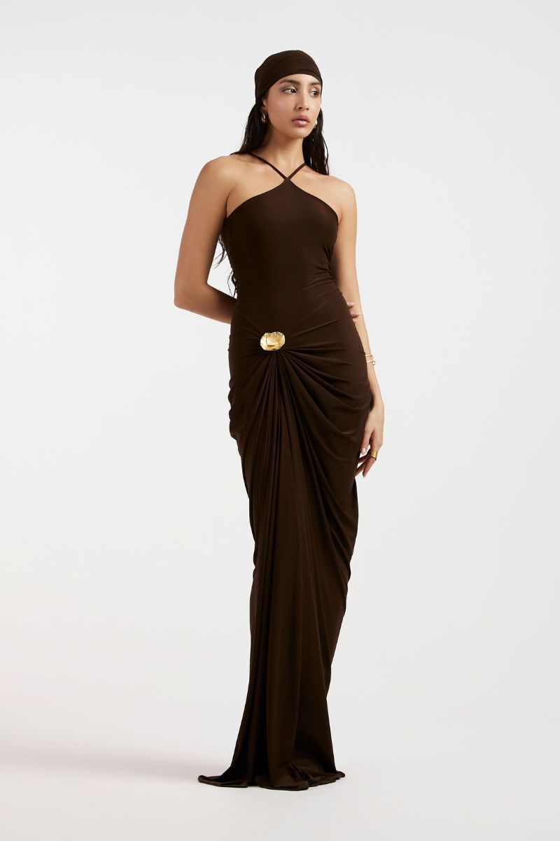 LIORA DRAPED MAXI DRESS | CULT MIA LIORA DRAPED MAXI DRESS | CULT MIA