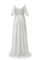 Overthesea San Francisco white maxi dress with flowing fabric and sleeveless design, perfect for summer or casual occasions.