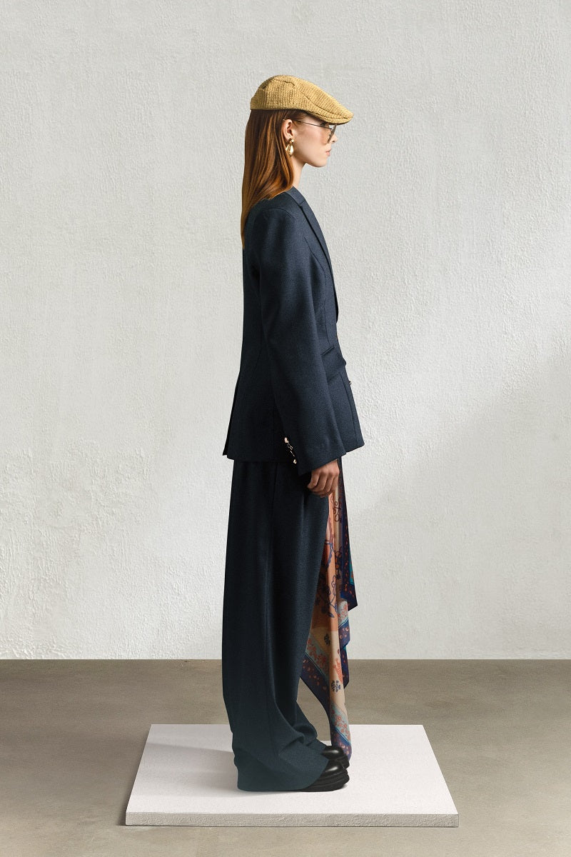 NEW LOOK PANTS IN NAVY BLUE - CULT MIA
