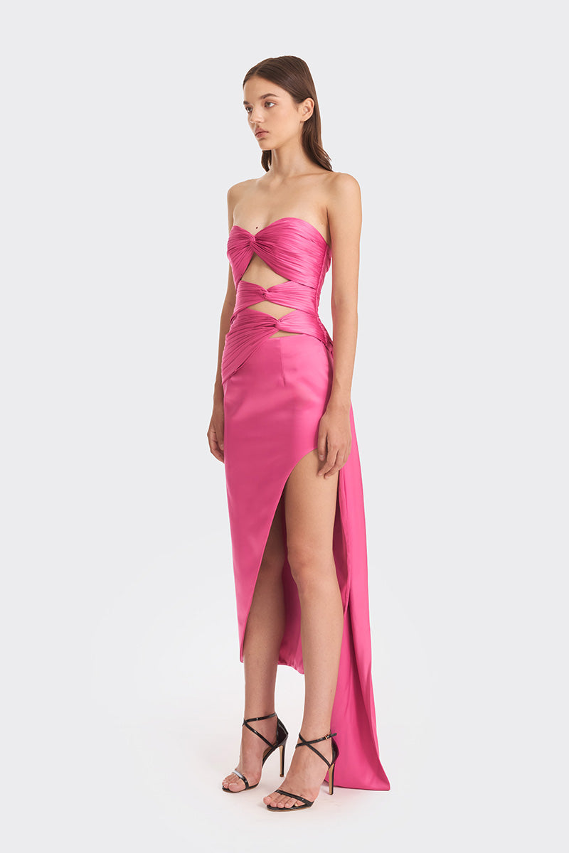 3 CARATS HOT PINK BUSTIER - CULT MIA