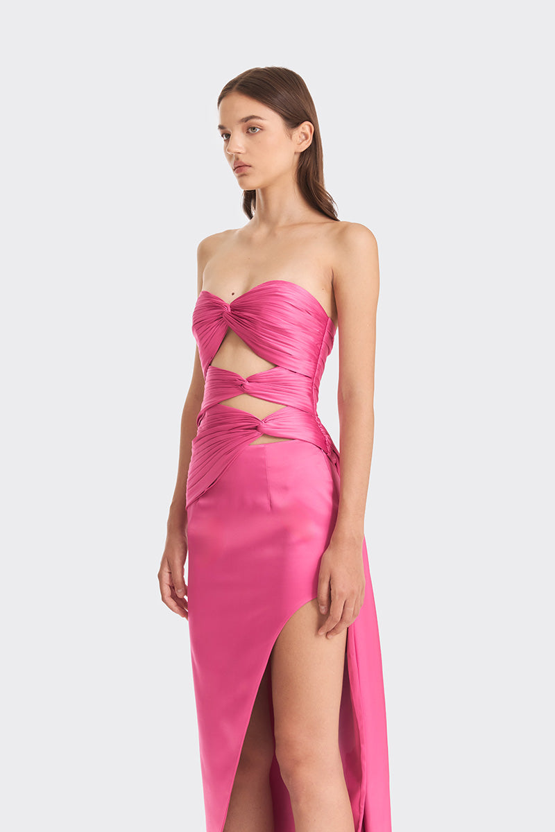 3 CARATS HOT PINK BUSTIER - CULT MIA