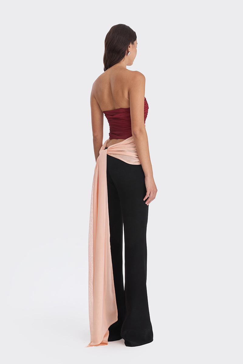 Zippered Bustier 3 Piece Set