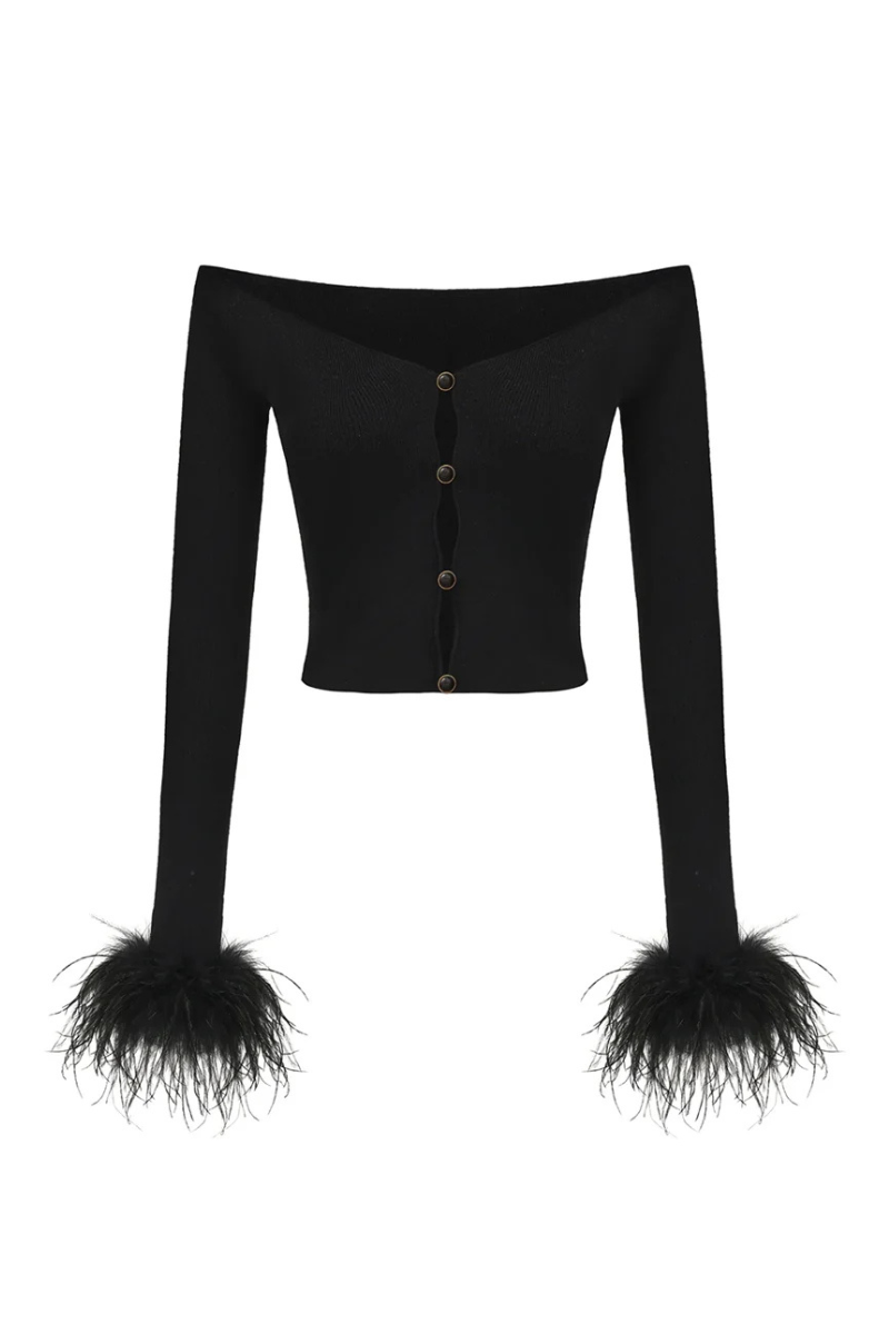 Nana Jacqueline Thea Top in black, stylish sleeveless women's top with a relaxed fit, displayed on a hanger.