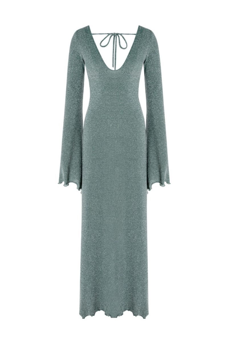 OLYA DRESS IN SAGE GREEN - CULT MIA