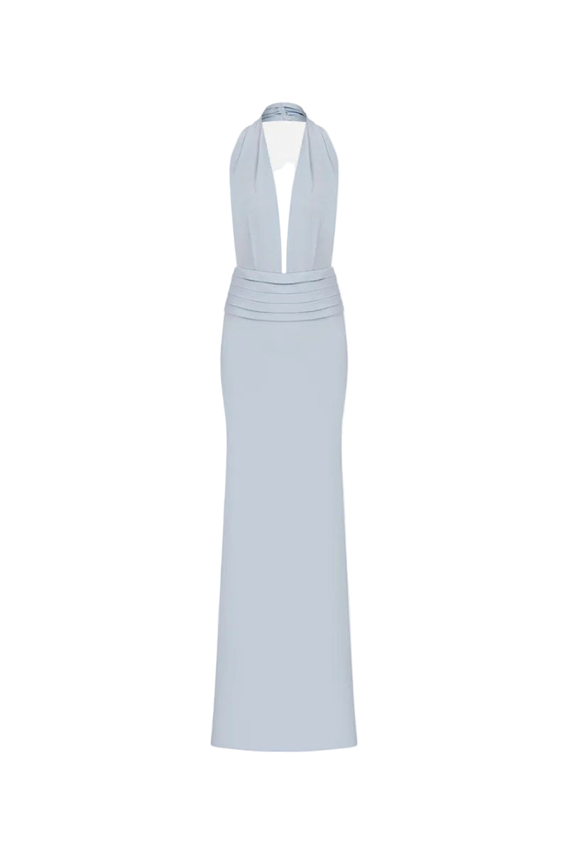 TINA MAXI DRESS IN LIGHT BLUE