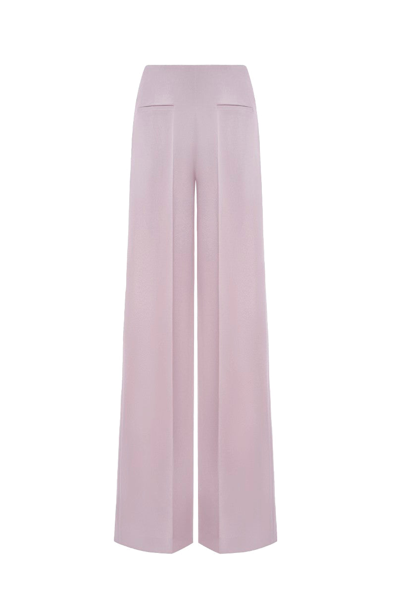 LEKIEU Palermo pink pants with a relaxed fit, featuring a high waist and stylish design, shown in the image.