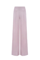 LEKIEU Palermo pink pants with a relaxed fit, featuring a high waist and stylish design, shown in the image.