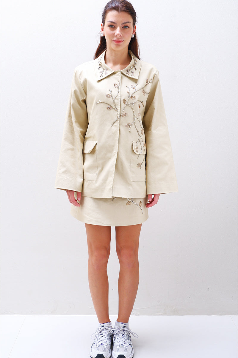 BAYLEAF JACKET IN BEIGE - CULT MIA