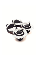 Christin Wu Penny Two-Tone Sandals with adjustable straps and block heels, featuring a stylish two-tone design.