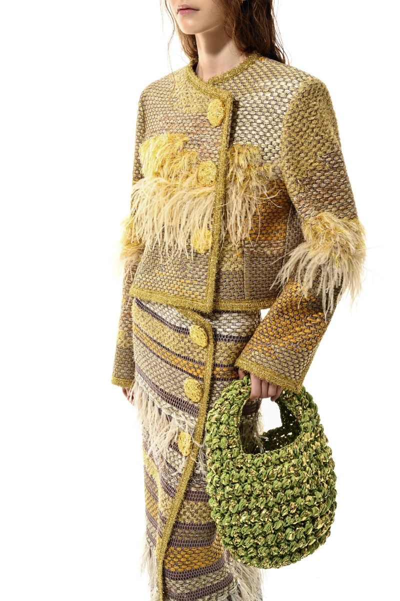 AVRIL MAXI SKIRT IN GOLD - CULT MIA