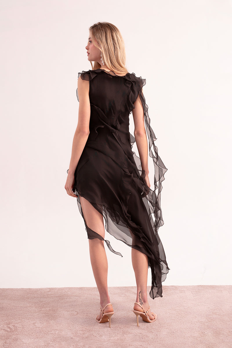 MIRAGE DRESS IN BLACK - CULT MIA