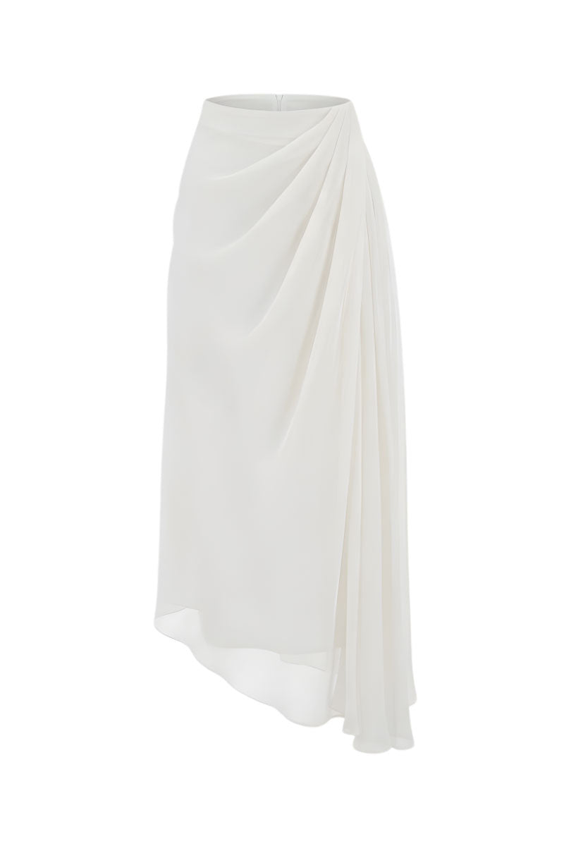 Ivory Grace co-ords set by White Plan featuring a stylish matching top and pants in soft, elegant fabric.
