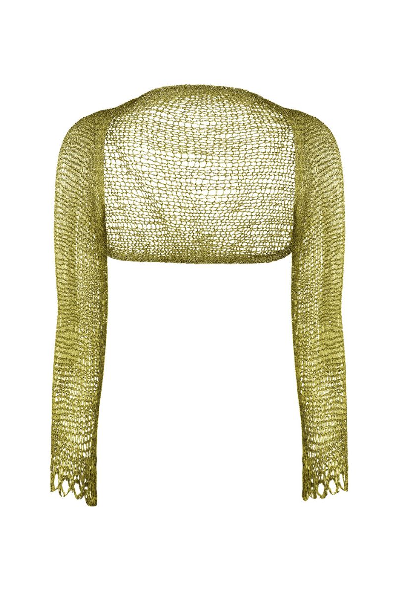GOLD CHAIN BOLERO SHRUG - CULT MIA