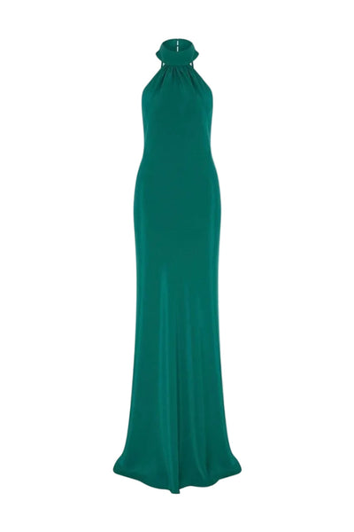 emerald green dress silk Emerald Green Maxi Long Juliet Sleeve Muslim Wedding Ball Gown 44