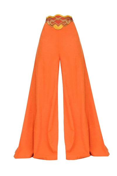 Orange Palazzo Pants -  Canada