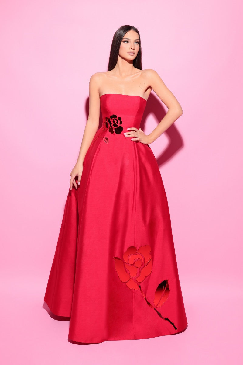 OLIMPA DRESS IN RED - CULT MIA