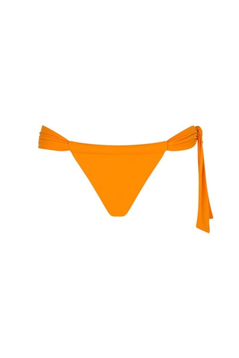 PAPAYA SIDE TIE STRING BIKINI BOTTOMS - CULT MIA