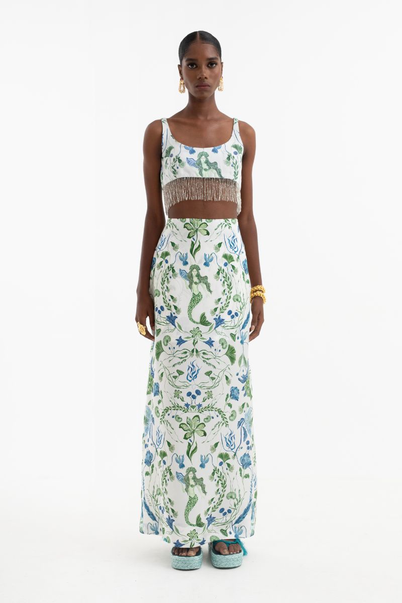 ARETHA OCEANID MAXI SKIRT - CULT MIA