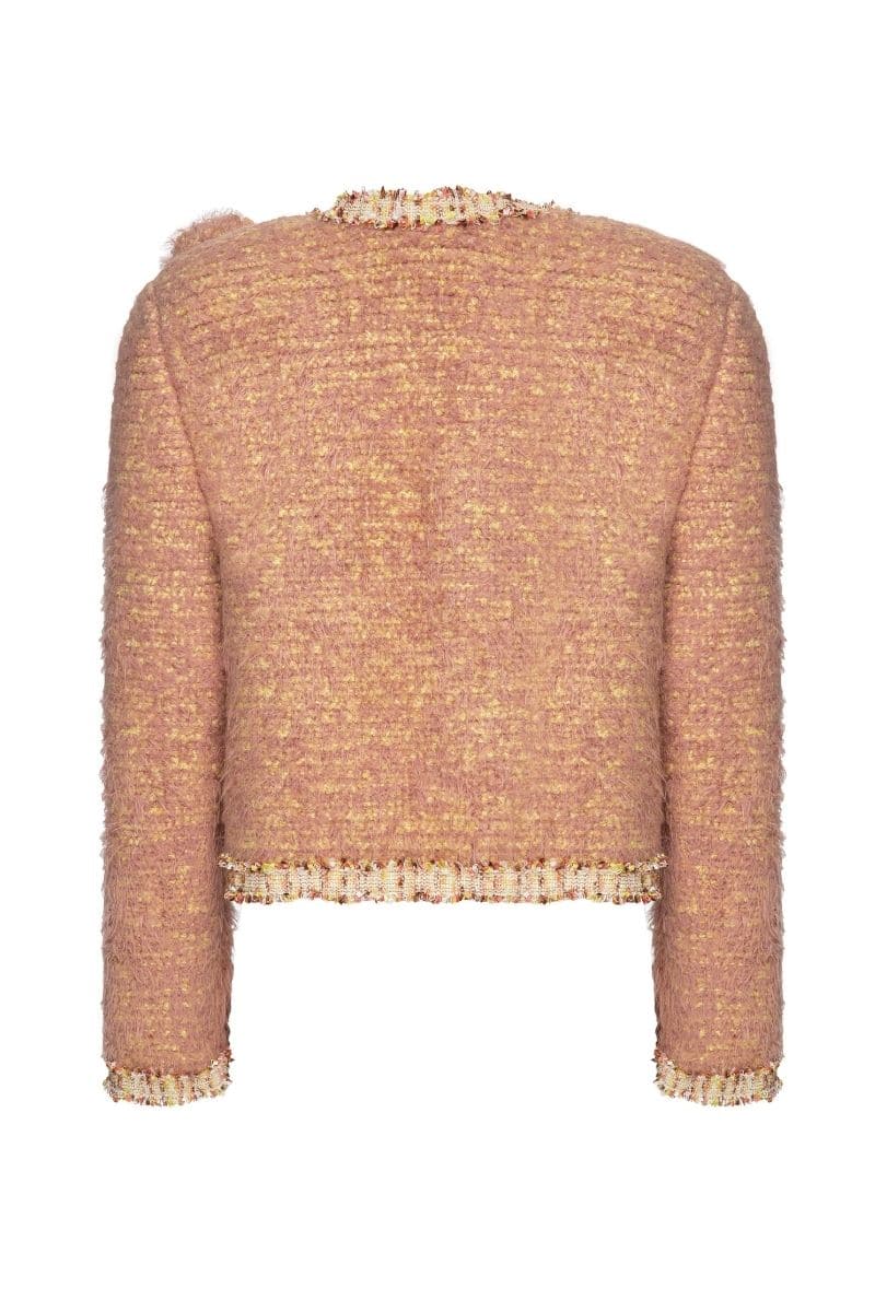 ROZANY BEIGE KNITTED JACKET - CULT MIA