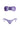 LOU LOU'S PURPLE BIKINI SET - CULT MIA