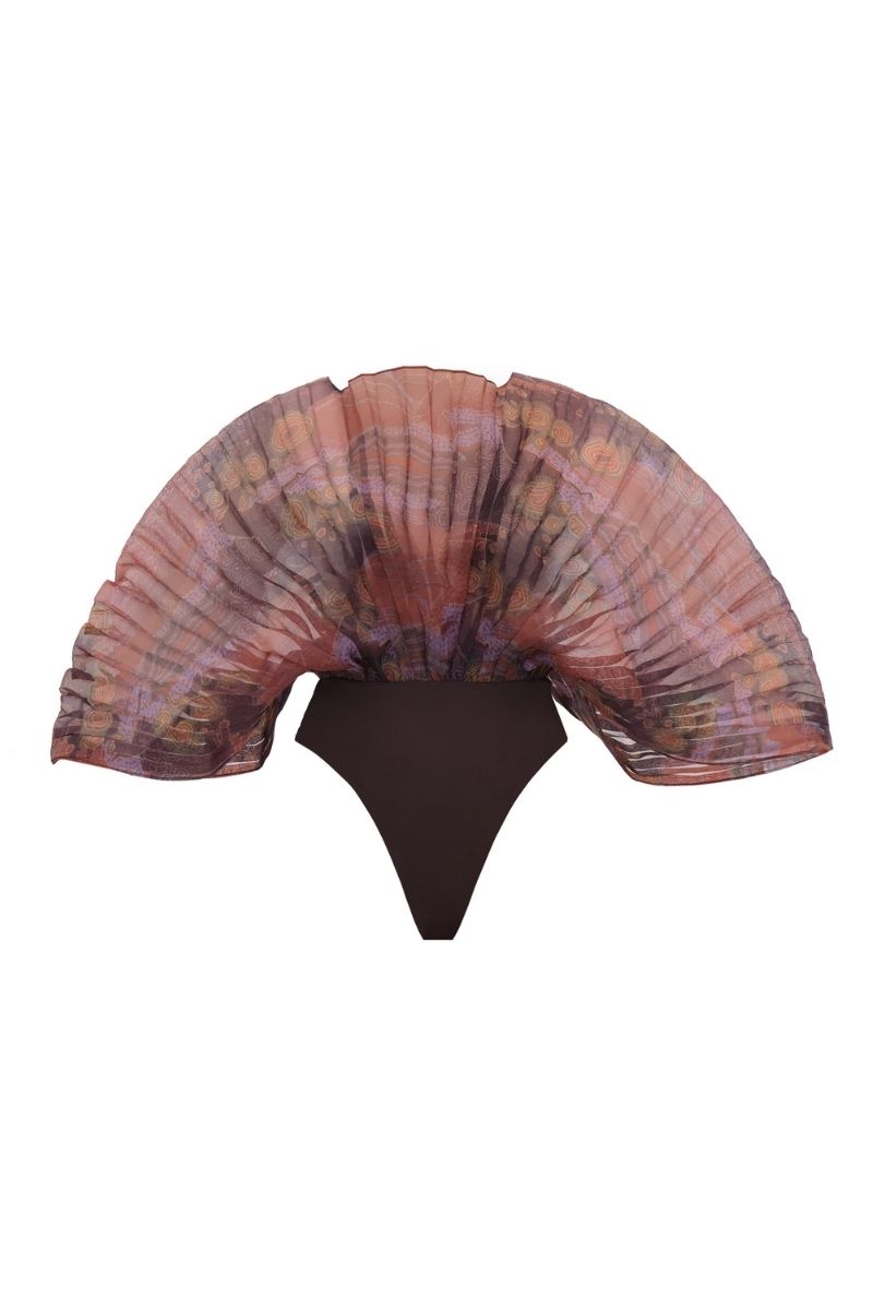 SOMBRA BODYSUIT IN KAVA PRINT - CULT MIA