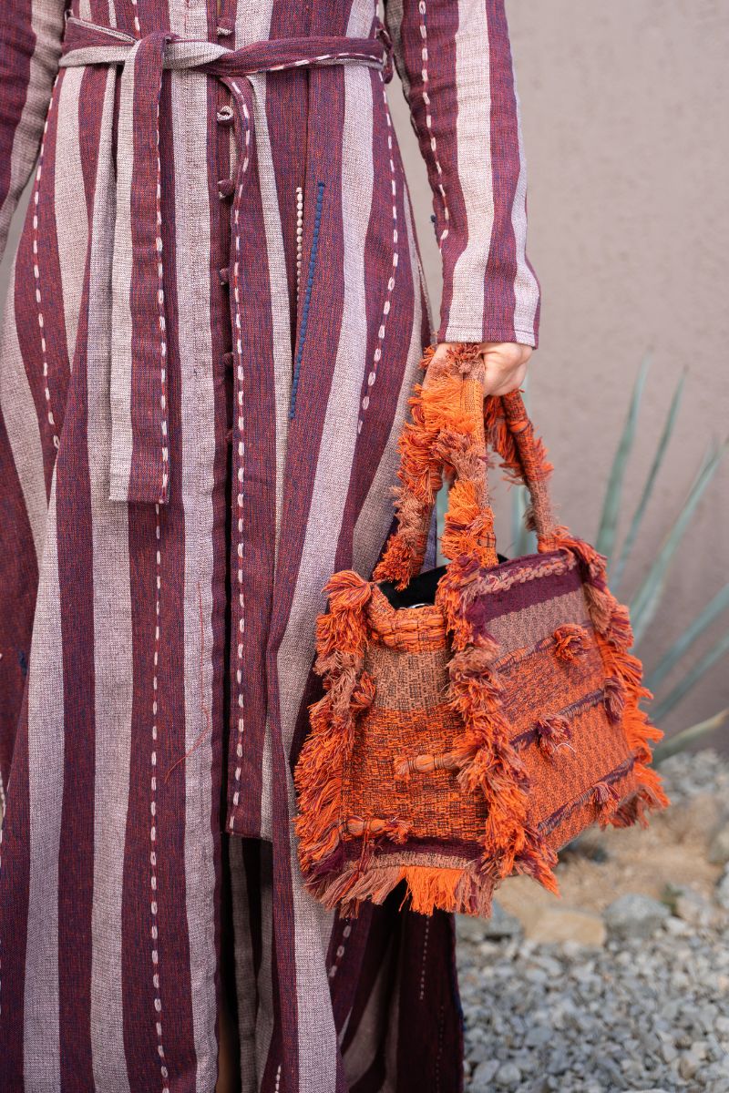 Medium Poka Organza Top Handle Bag by Bani, featuring a stylish transparent organza design with elegant top handles.