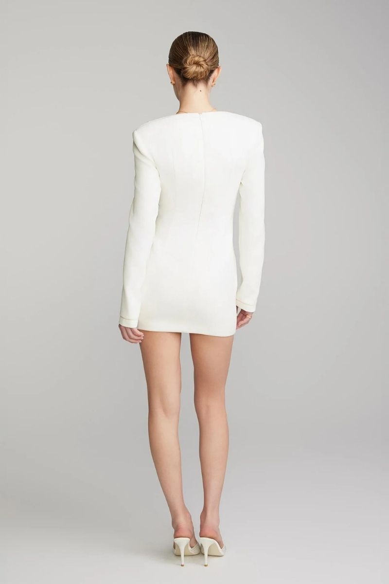 JILLIAN IVORY MINI DRESS - CULT MIA