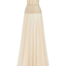 CEM CULT MIA X CEM crystal sculpted gown featuring intricate crystal embellishments and a flowing elegant design.