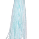 Blue Valenciani maxi all-over fringed dress featuring flowing fabric and fringe details, perfect for elegant summer occasions.