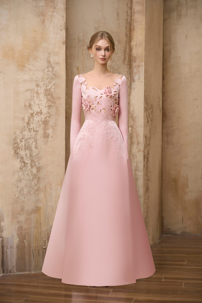 THE BLOSSOM TAFFETA GOWN