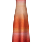 Baobab Lola Maxi Dress in vibrant fabric, flowing design perfect for summer evenings, displayed on a mannequin.