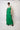 GREEN MAXI DRESS WITH STRAPS AND BOW | JC Pajares | CULT MIA