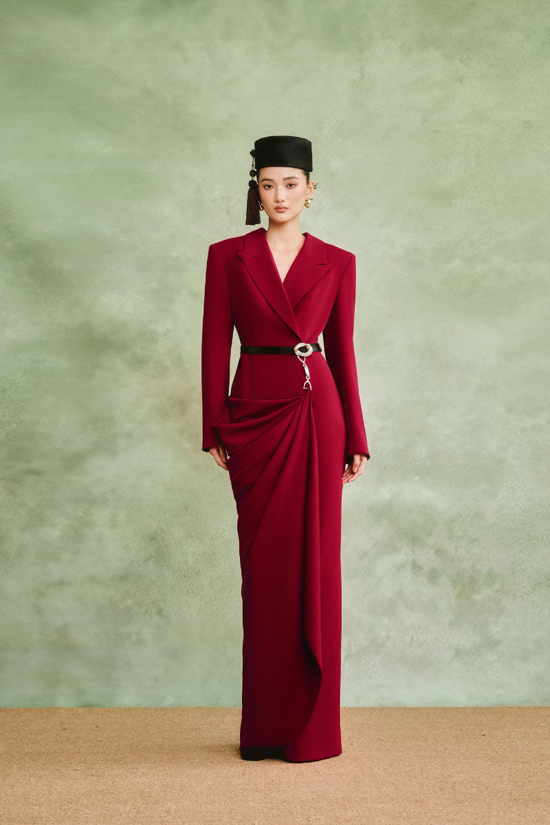 RED BALLOON MIDI DRESS | CULT MIA